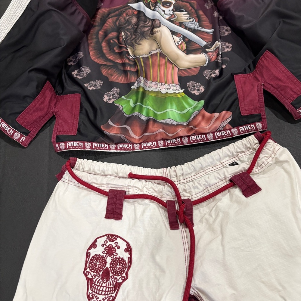 Raven Sugar Skull BJJ Gi - Picture 5 of 5